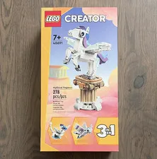 LEGO Creator 3 in 1 Mythical Pegasus 40691 Complete Set 278 pcs Age 7+