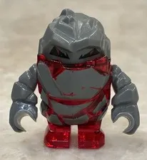 Lego Power Miners Meltrox Trans-Red Rock Monster Minifigure pm003