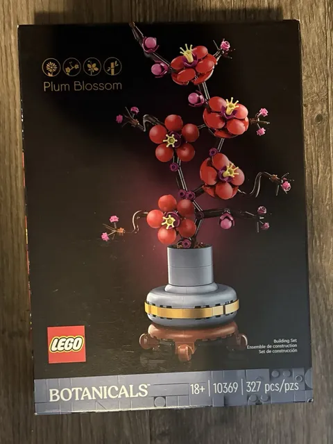 LEGO Botanicals Plum Blossom 10369 Building Set, 327 Pieces, Age 18+