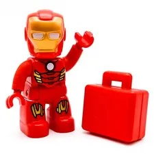 LEGO DUPLO Iron Man Figure Marvel Super Heroes Superhero Suitcase 20203 47394pb282