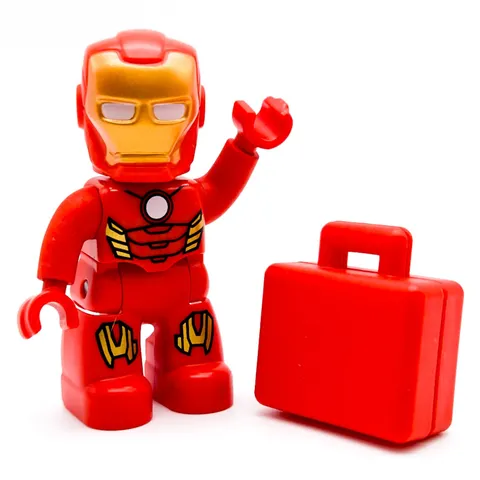 LEGO DUPLO Iron Man Figure Marvel Super Heroes Superhero Suitcase 20203 47394pb282