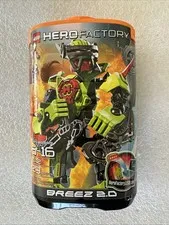Lego 2142 Hero Factory: Breez 2.0 Complete W/Manual & Canister