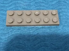 LEGO PART 3795 2X6 PLATE (GRAY)