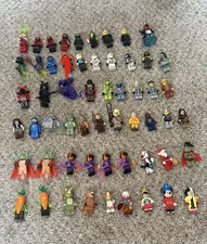 LEGO Minifigure Lot Bundle Assorted Characters Ninjago, Lotr, and others