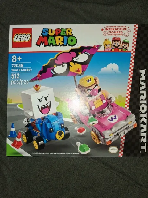 LEGO Super Mario 72038 Mario Kart Wario & King Boo Sealed New NISB
