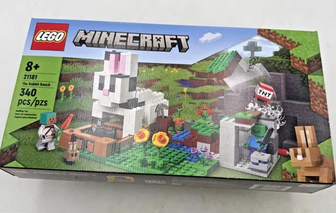2022 LEGO Minecraft playset: The Rabbit Ranch NIB! 21181 BRAND NEW SEALED BOX