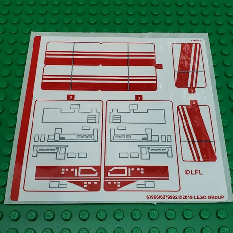 LEGO Sticker Sheet for Set 75249 Resistance Y-Wing Starfighter New Authentic