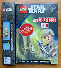LEGO Star Wars: The Greatest Jedi Book w/ Luke Skywalker Minifigure Disney New
