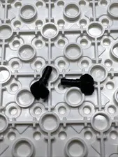 LEGO 983 Black Minifigure Replacement Hands x2 - 1 Pair