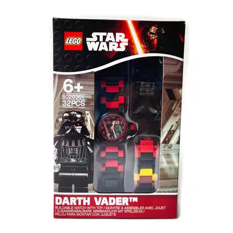 LEGO 8020301 Star Wars Darth Vader Buildable Watch Minifigure Battery Not Tested