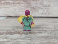 Lego Vision Minifigure Yellow Spot Marvel Super Heroes 76103 76067 sh0303