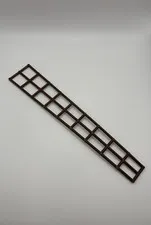 Lego Part # 2541 Vintage Brown Boat Mast Rigging Long 27 x 5 27x5 Pirate Ship