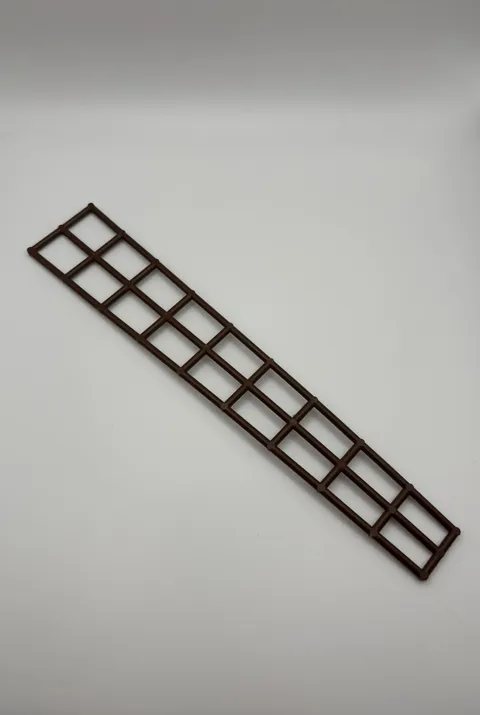 Lego Part # 2541 Vintage Brown Boat Mast Rigging Long 27 x 5 27x5 Pirate Ship