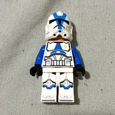 LEGO Star Wars Minifigure Clone Trooper Blue/White Armor with Blue Markings