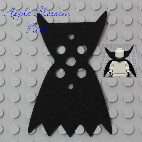 NEW Genuine Lego Minifig BLACK CAPE - Castle Vampire Dracula Cape Neck Gear