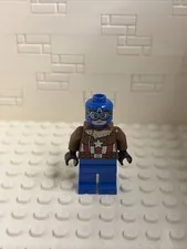 Lego Minifigure Pilot Captain America SH374 - Avengers Minifig
