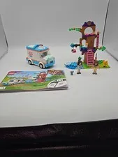 LEGO Friends: Vet Clinic Ambulance (41445) Incomplete - All Figures And Animals