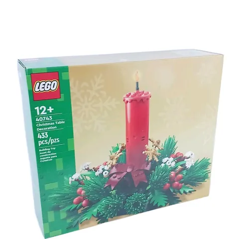 LEGO® Holiday™ Sealed Christmas Table Decoration 433 Piece Building Set 40743
