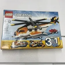 LEGO Creator Transport Chopper 7345 3 in 1 Helicopter Seaplane Ferry Set NEW
