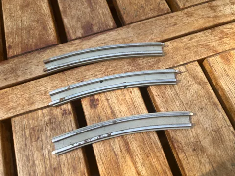 LEGO TRAIN 12v Train Track Curved Insert Curved Rail 3241 + 3241b /Set 7740 7745