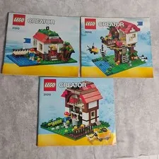 LEGO Creator 31010 Tree House Instruction Manuals Only - Lot of 3