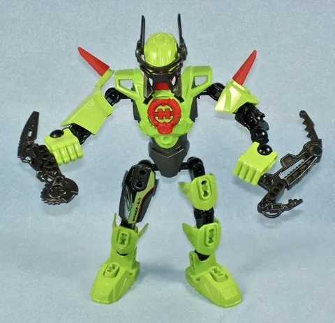 Hero Factory 2142 NATALIE BREEZ 2.0 - Complete Lego Bionicle Figure with Weapons