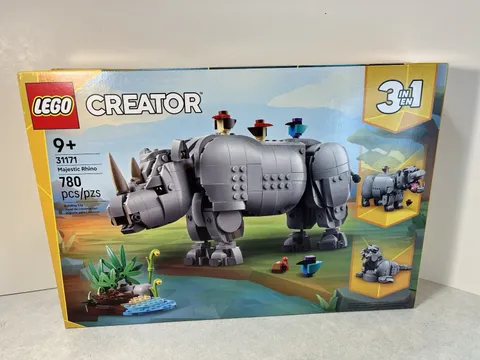 LEGO Creator: Majestic Rhino (31171), NIB