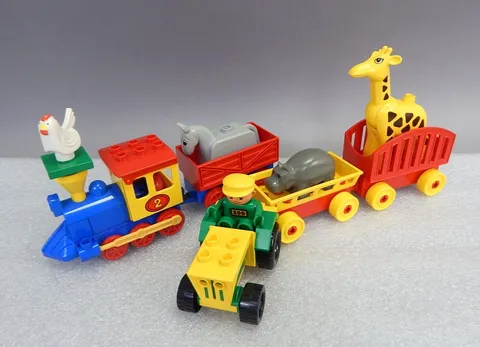 Lego Duplo Barnyard Express Zoo Train Lot Complete Sets 2706 1673