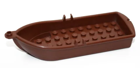 LEGO Reddish Brown Boat 14 x 5 x 2 with Oarlocks rowboat Pirates 21301 6115714
