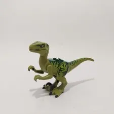 LEGO Dinosaur Green Raptor CHARLIE Velociraptor Jurassic World Minifigure 75920