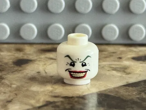 LEGO Batman The Joker Head Only Minifigure Part bat005 2006 Set# 7888 7782