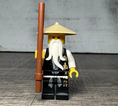 Lego Ninjago Legacy Sensei Wu Minifigure njo0495 Set 71705 71702 70670 70679 1V1