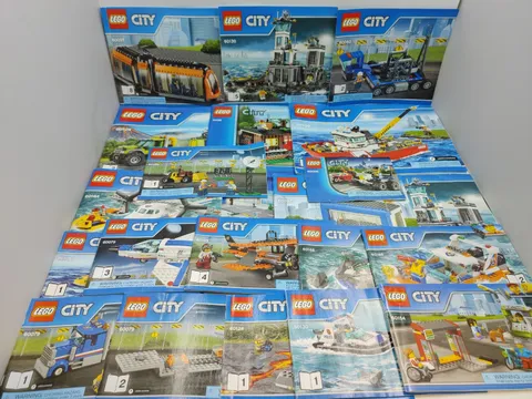 22 LEGO CITY Assorted Lot Instruction Manuals Replacement Booklets Books Only