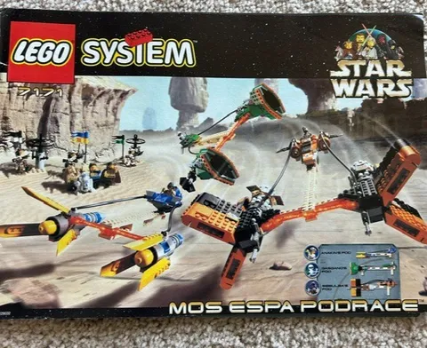 LEGO System Star Wars 7171 Mos Espa Poorace Instruction Manual