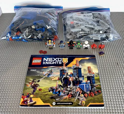 Lego Nexo Knights  70317 The Fortrex Missing 1 Tile.