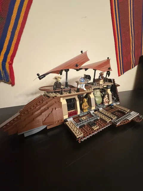 LEGO Star Wars 75020 Jabba’s Sail Barge 100% Complete w/ Box, Instruc & Poster
