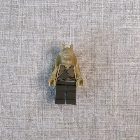 LEGO Star Wars Jar Jar Binks Minifigure Tan Torso Plain Head sw0017