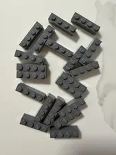 3010 LEGO 1x4 Brick Dark Bluish Gray (QTY 20)