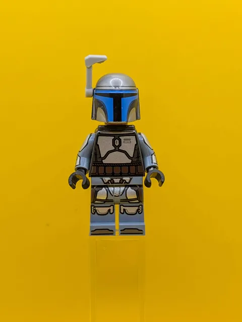 Jango Fett sw1406 Nougat Head, Printed Arms Star Wars Lego Minifigure
