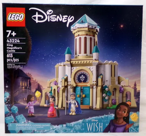 2023 LEGO Disney 43224 King Magnifico's Castle 613 Piece Set New Sealed