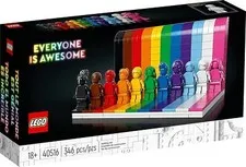 Lego 40516 Everyone is Awesome Rainbow Pride Month Set (346 Pieces) - NEW