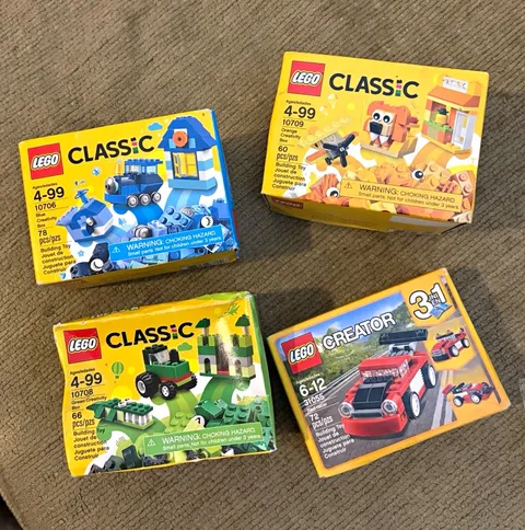 LEGO Classic 10706 Blue Creativity Box Creative Box 78 Pieces Ages 4-99