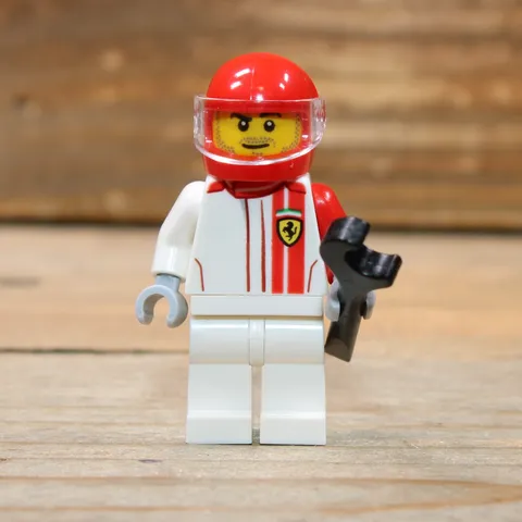 Speed Champions Ferrari F40 Competizione Race Car Driver Minifigure sc077