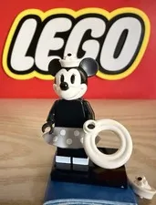 Lego Disney Series 2 Vintage Minnie Mouse Minifigure With Accessories 