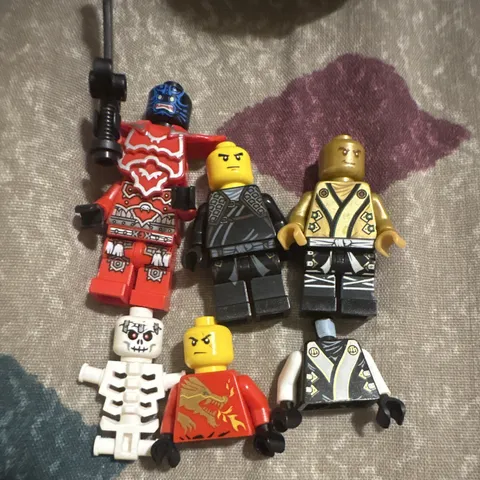 LEGO NINJAGO Kai Minifigure Lot w/ Assorted Parts Accessories
