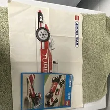 LEGO Model Team 5540 Turbo Manual Booklet 1995 English Illustrated and POSTER 