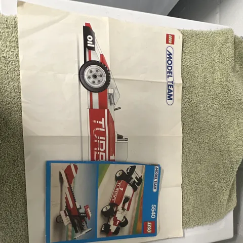 LEGO Model Team 5540 Turbo Manual Booklet 1995 English Illustrated and POSTER 