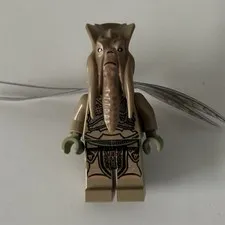 LEGO Minifigure Poggle the Lesser Tan Headpiece w/ Large Printed Wings w/ Wings
