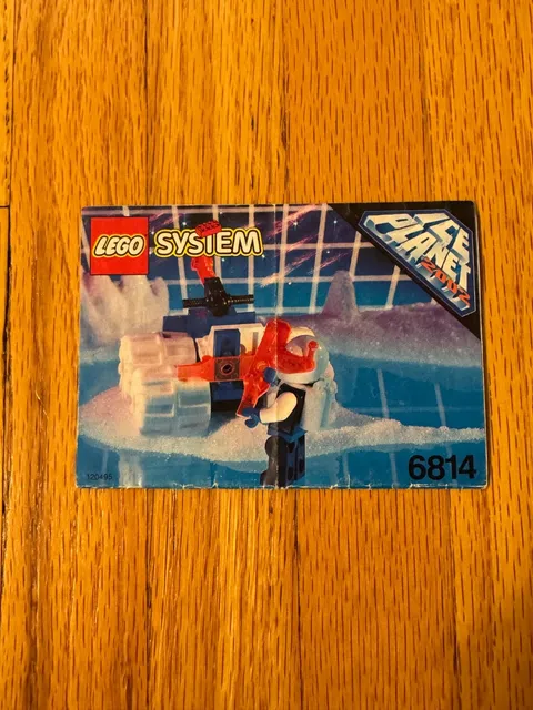 Lego Space Ice Tunnelator (6814) Instruction Booklet Only
