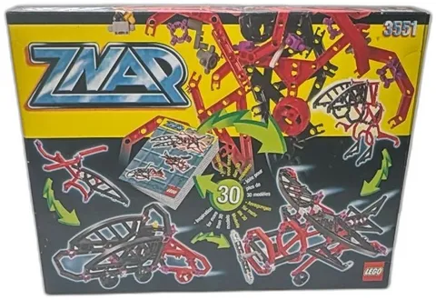 LEGO ZNAP 3551 Construction Set 1998 Complete Box Vintage Building Toy